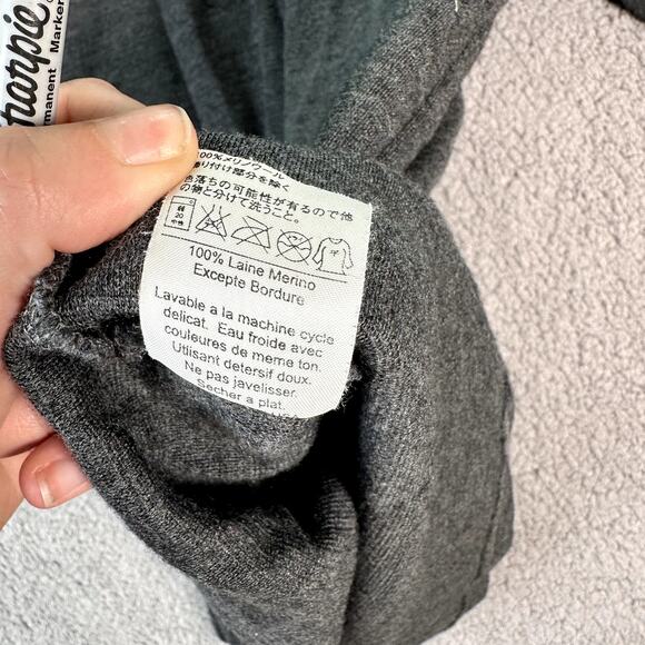 Ibex Merino Wool Men's Quarter Athletic Pullover 1/4 Zip Grey M - Picture 7 of 10